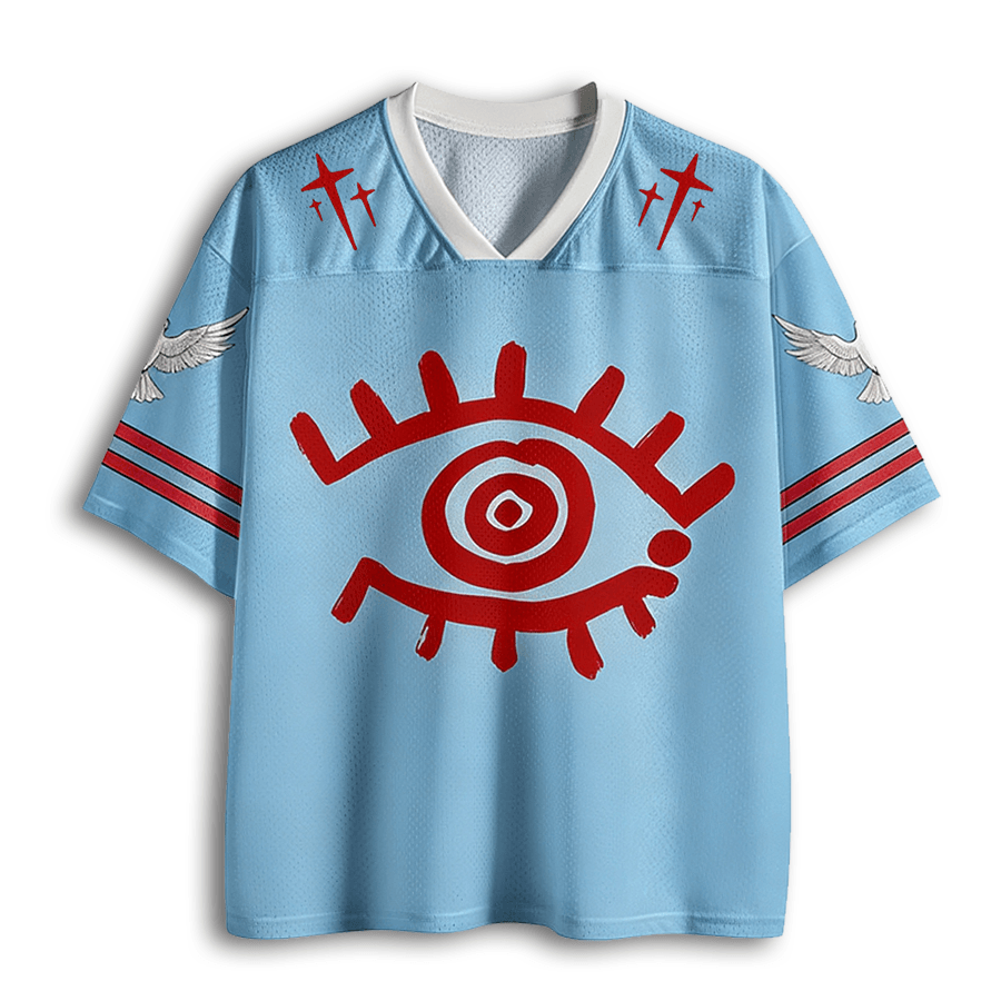 Baddiecat Anti Social ClubChristian Faith Mesh Jersey