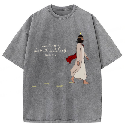 Tokyoviva Jesus The Way The Truth The Life Washed T-shirt
