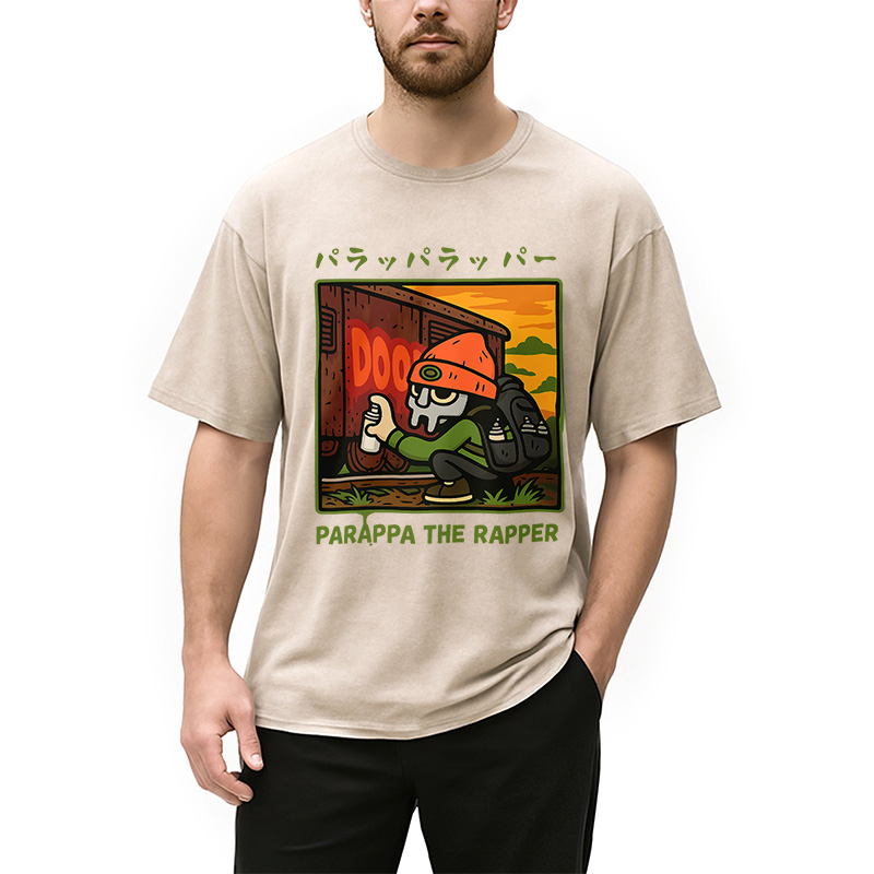 PaRappa the Rapper MF DOOM Washed T-Shirt