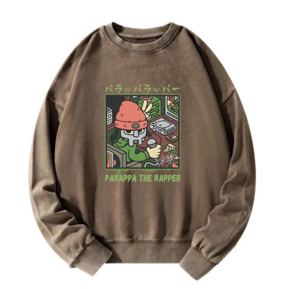 PaRappa the Rapper MF DOOM Washed Sweatshirt