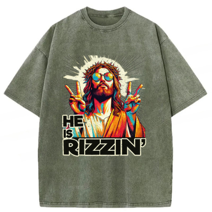 Tokyoviva He Is Rizzin Washed T-Shirt