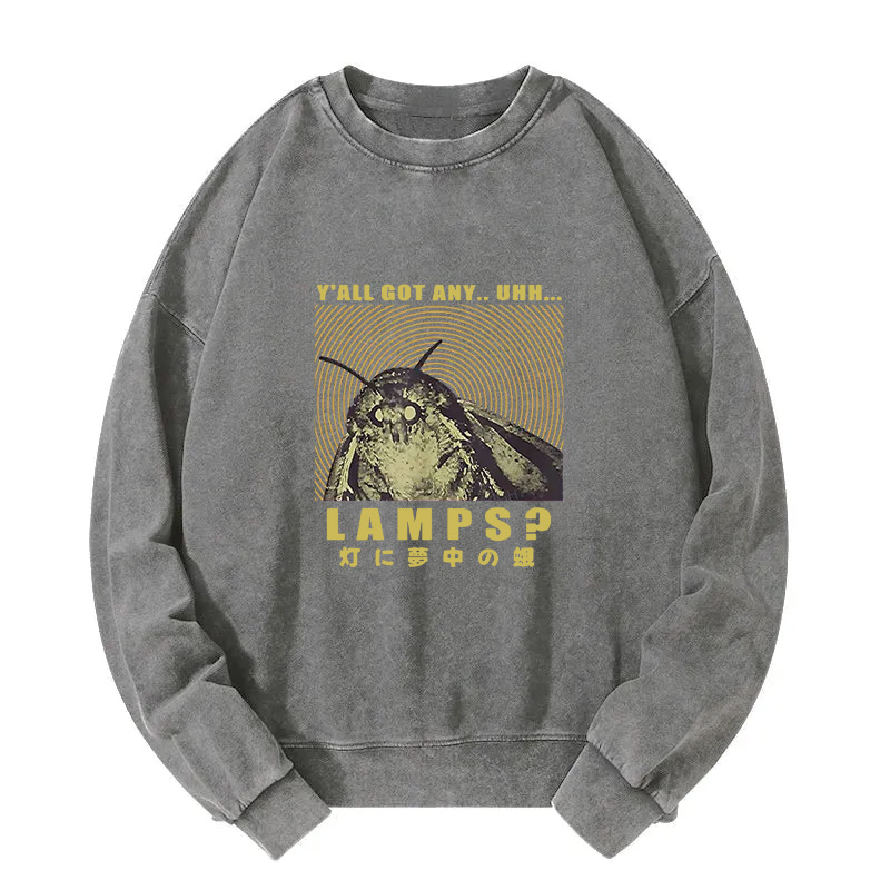 Moth Obsessed With The Light Washed Sweatshirt