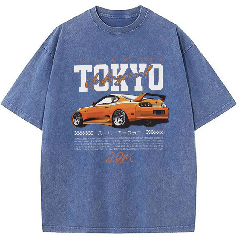 Tokyo JDM Style Car Washed T-Shirt