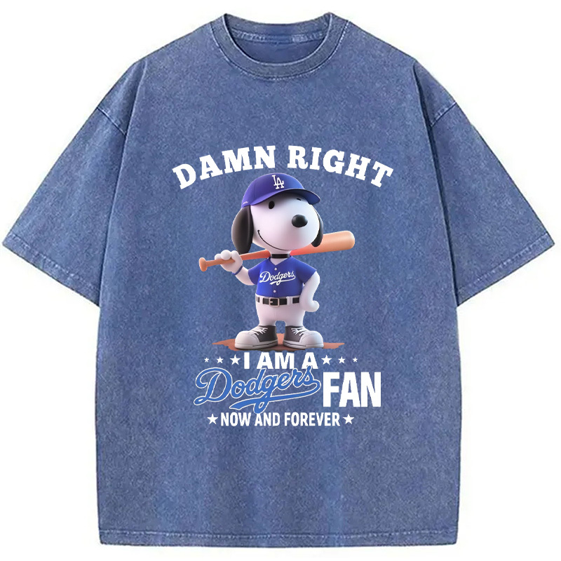 Dodgers Baseball Vintage Washed T-Shirt