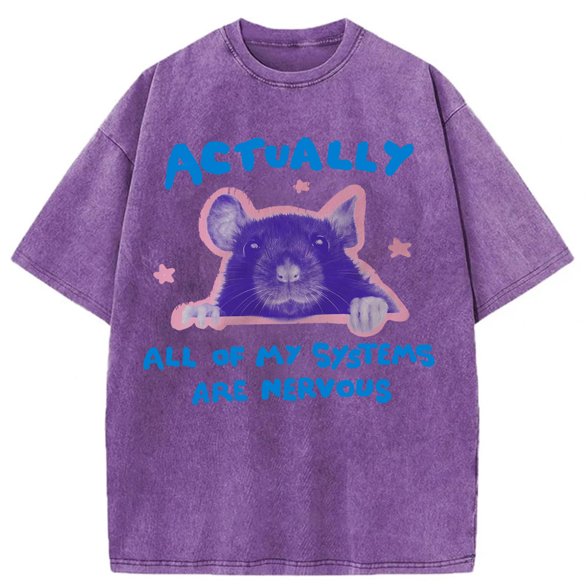 Tokyoviva All Of My Systems Are Nervous Washed T-shirt