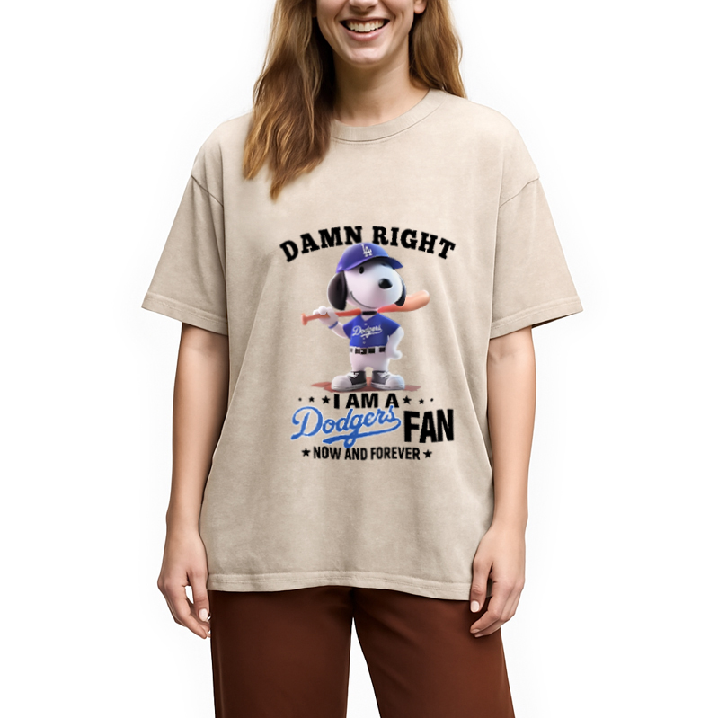 Dodgers Baseball Vintage Washed T-Shirt