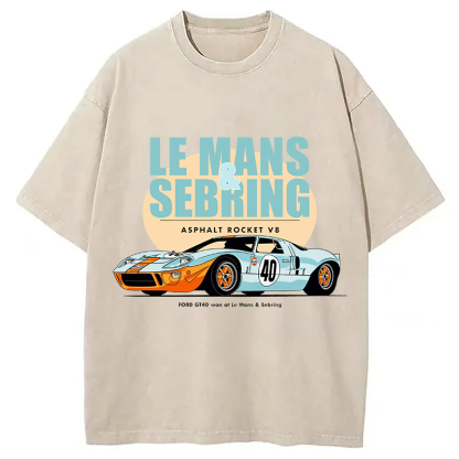 Won At Le Mans & Sebring Washed T-Shirt