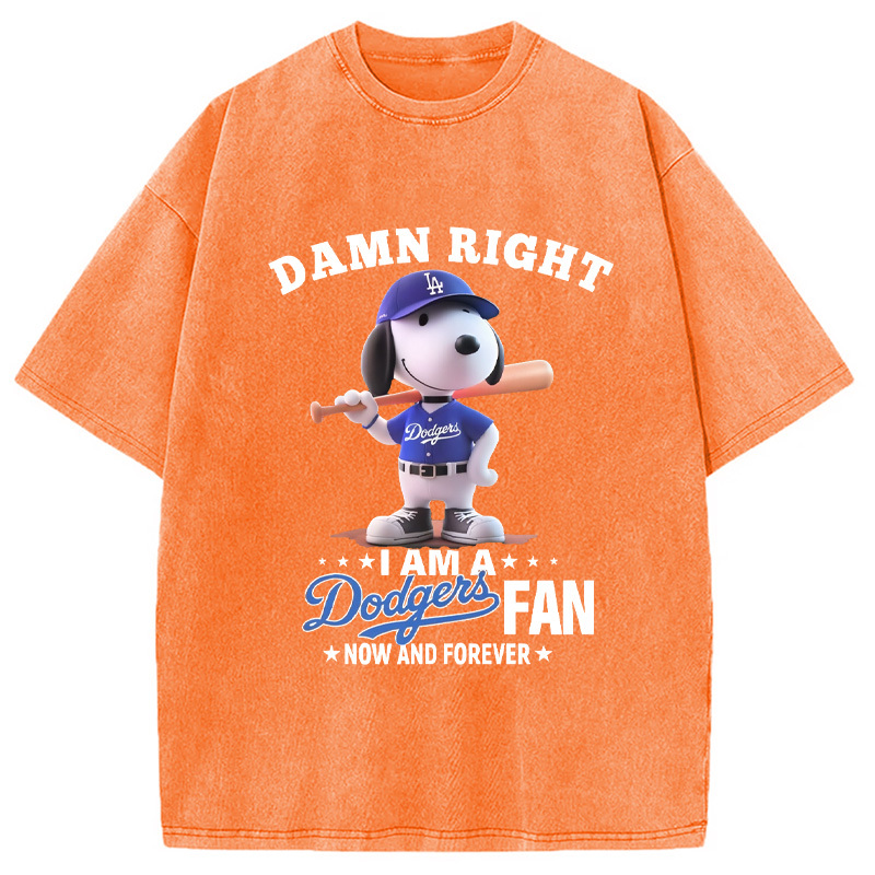 Dodgers Baseball Vintage Washed T-Shirt