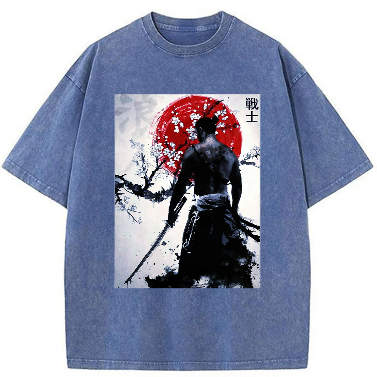 Tokyoviva The Way Of The Samurai Washed T-shirt