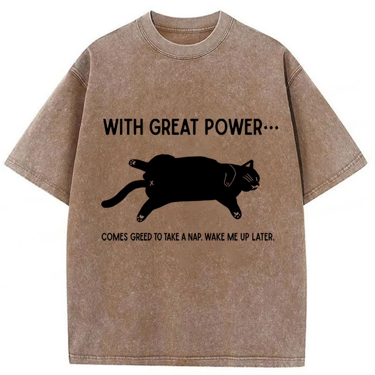 Tokyoviva The Cat Is Sleeping In Washed T-shirt