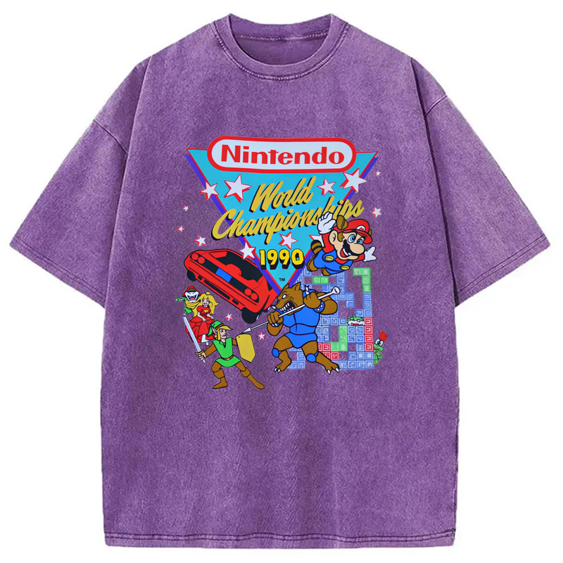 Nintendo 1990 World Championships Washed T-Shirt