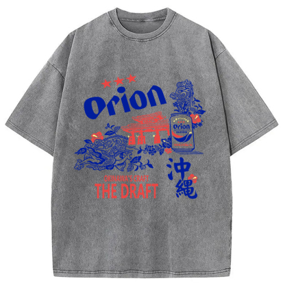 Orion Beer With Okinawa Washed T-Shirt