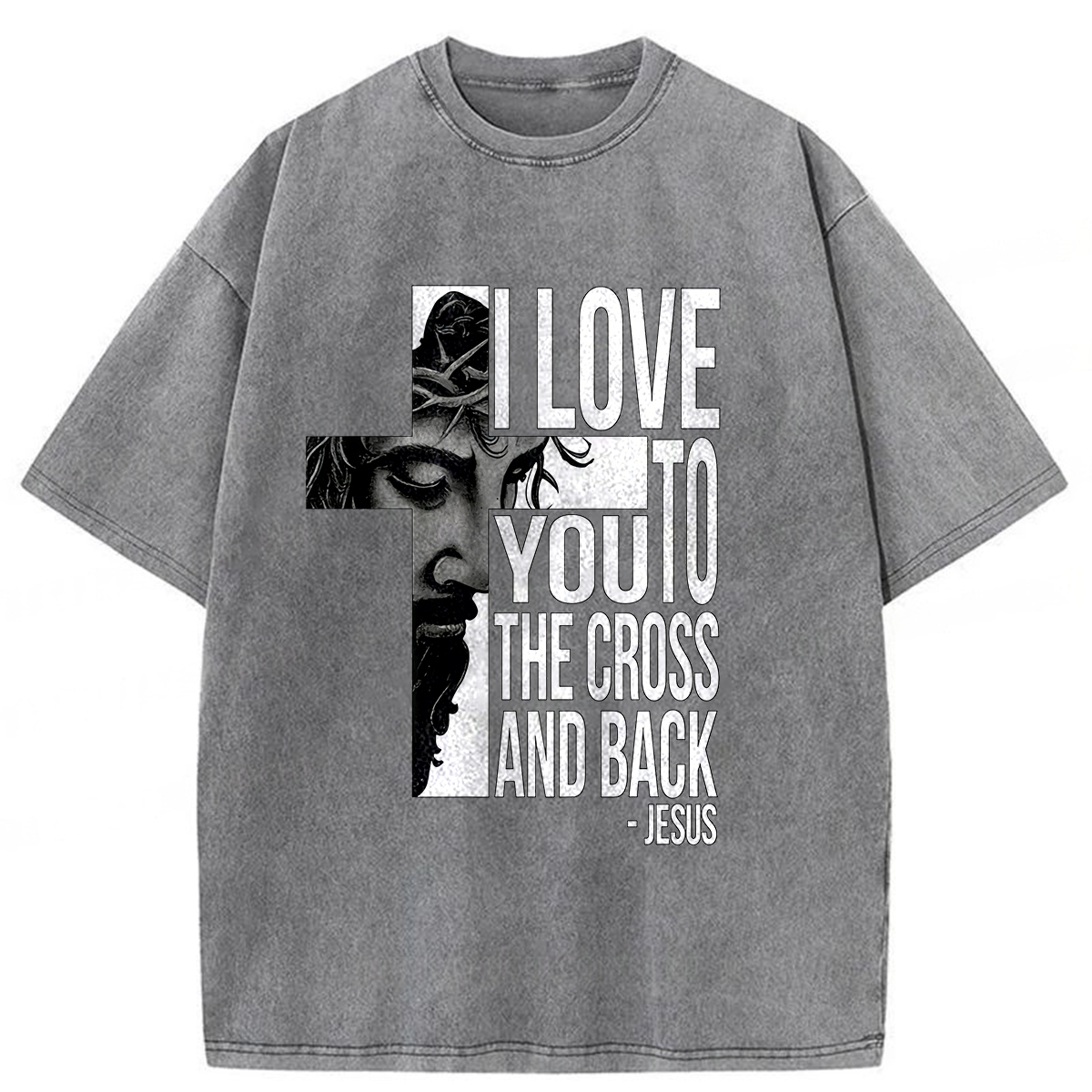 Tokyoviva Jesus Declaration Of Love Washed T-shirt