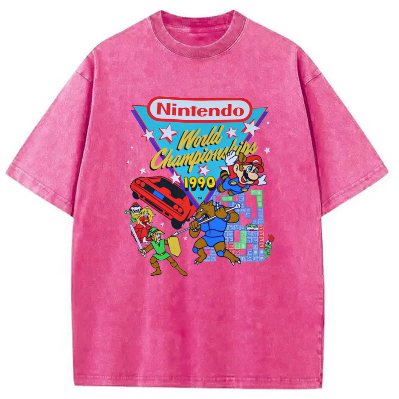 Nintendo 1990 World Championships Washed T-Shirt