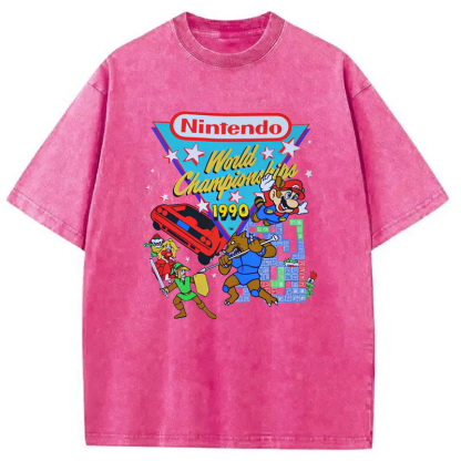 Nintendo 1990 World Championships Washed T-Shirt