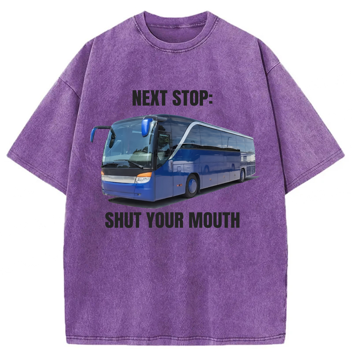 Tokyoviva Funny Meme Next Stop Washed T-shirt