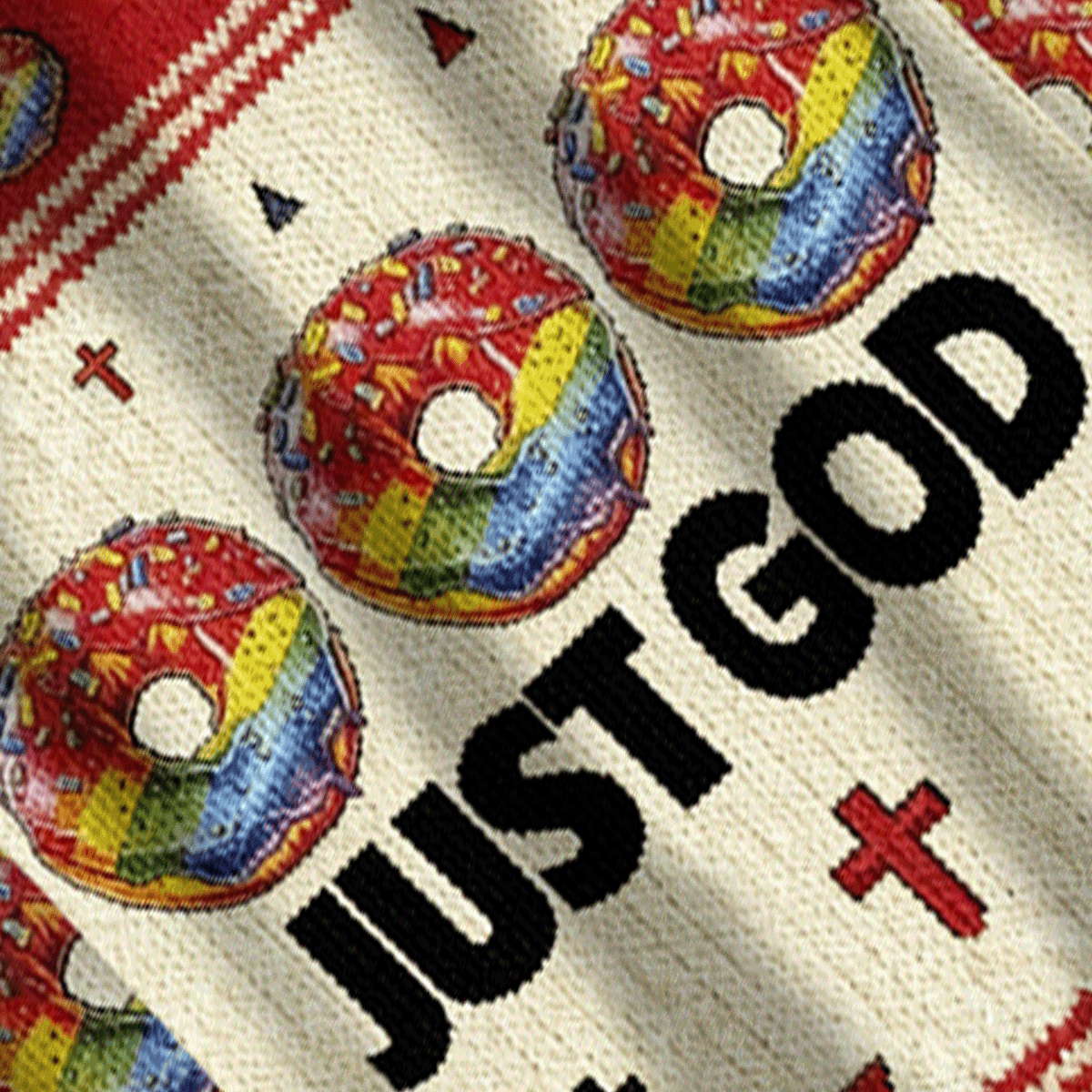 Baddiecat Donut Just God Ugly Sweatshirt