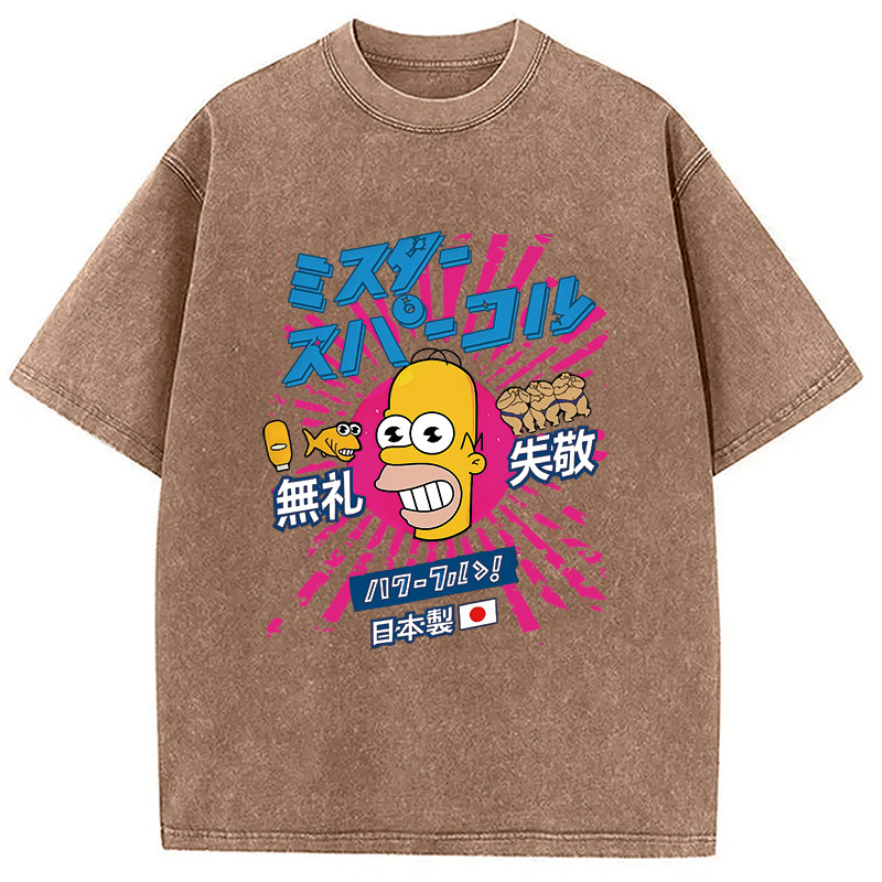 Mr Sparkle Rising Sun Vintage Washed T-Shirt