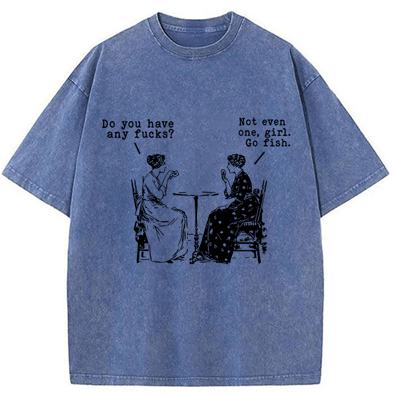 Tokyoviva Lady's Fun Chat Washed T-shirt