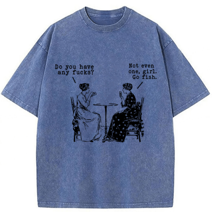 Tokyoviva Lady's Fun Chat Washed T-shirt