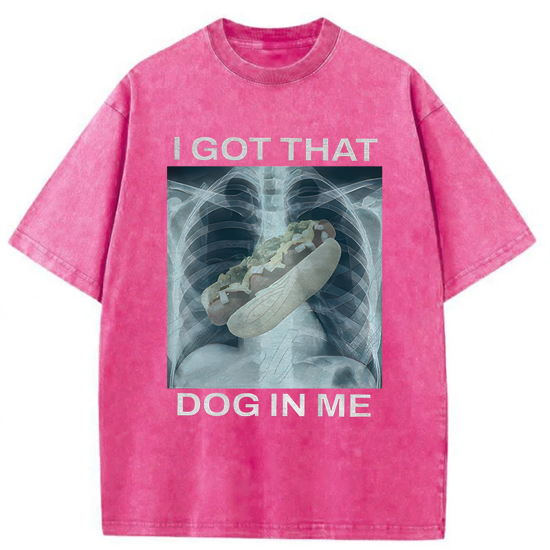 Tokyoviva I Got That Hot Dog In Me Washed T-Shirt
