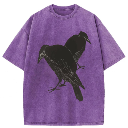Tokyoviva Two Ravens Washed T-shirt