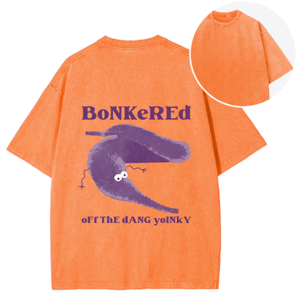 Bonkered of The Dang Yoinky Back Washed T-Shirt