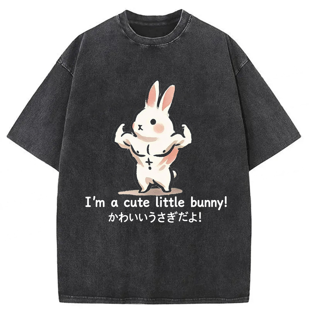 Tokyoviva Muscular Rabbit Washed T-Shirt