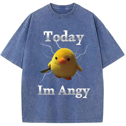Today I'm Angry Washed T-Shirt