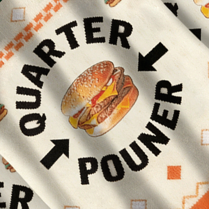 Tokyoviva Hamburger Quarter Pouner Ugly Sweatshirt