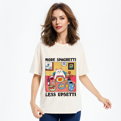 More Spaghetti Less Upsetti Washed T-Shirt