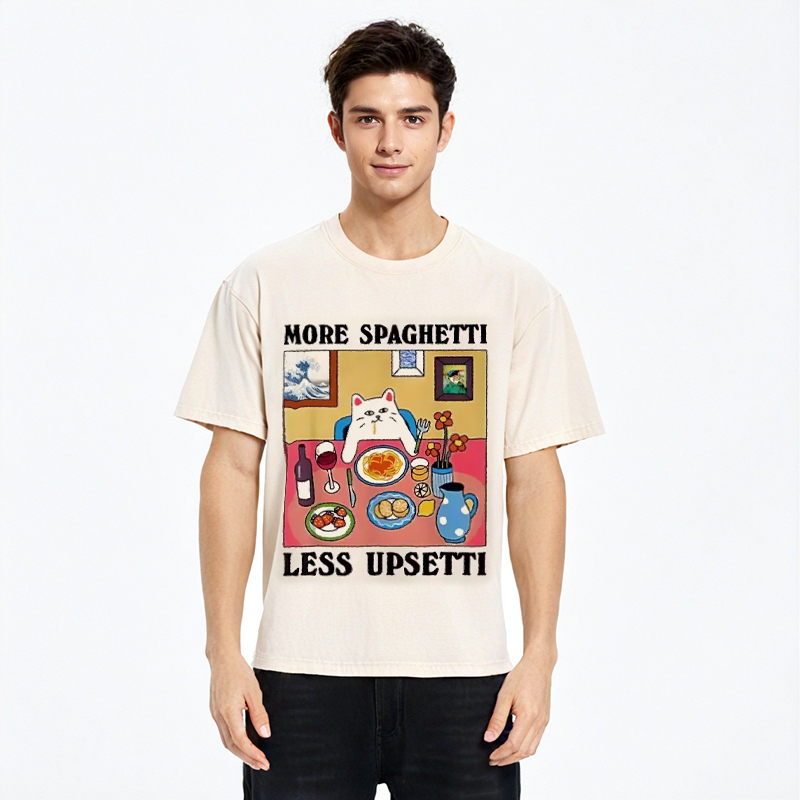 More Spaghetti Less Upsetti Washed T-Shirt