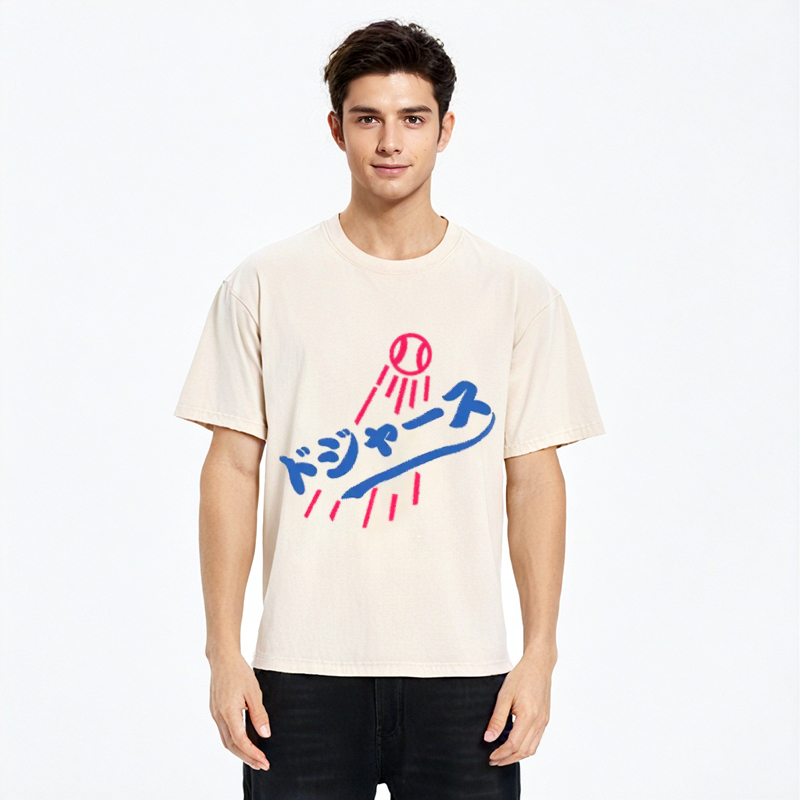Japanese Baseball Washed T-Shirt