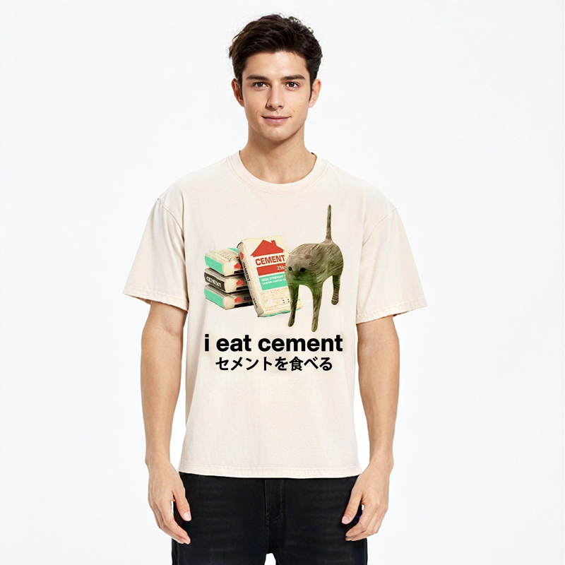 I Eat Cement Washed T-Shirt