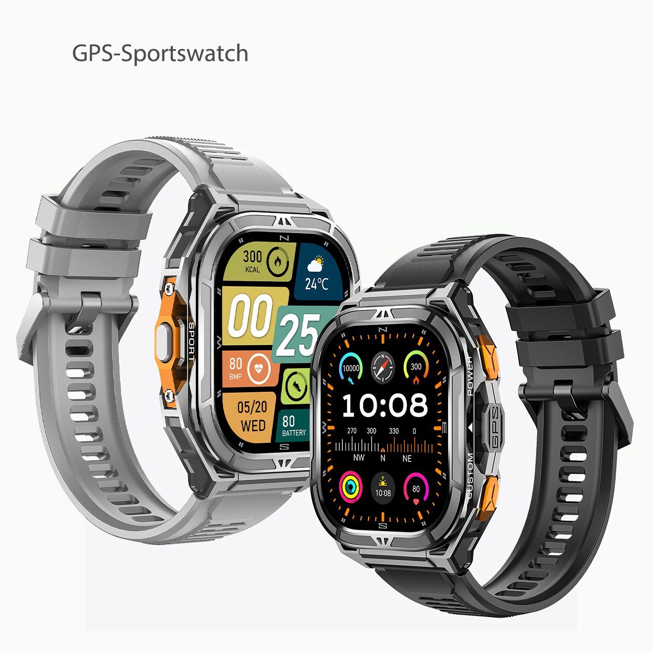 Aegis X5 GPS Sporthorloge / Vierkant