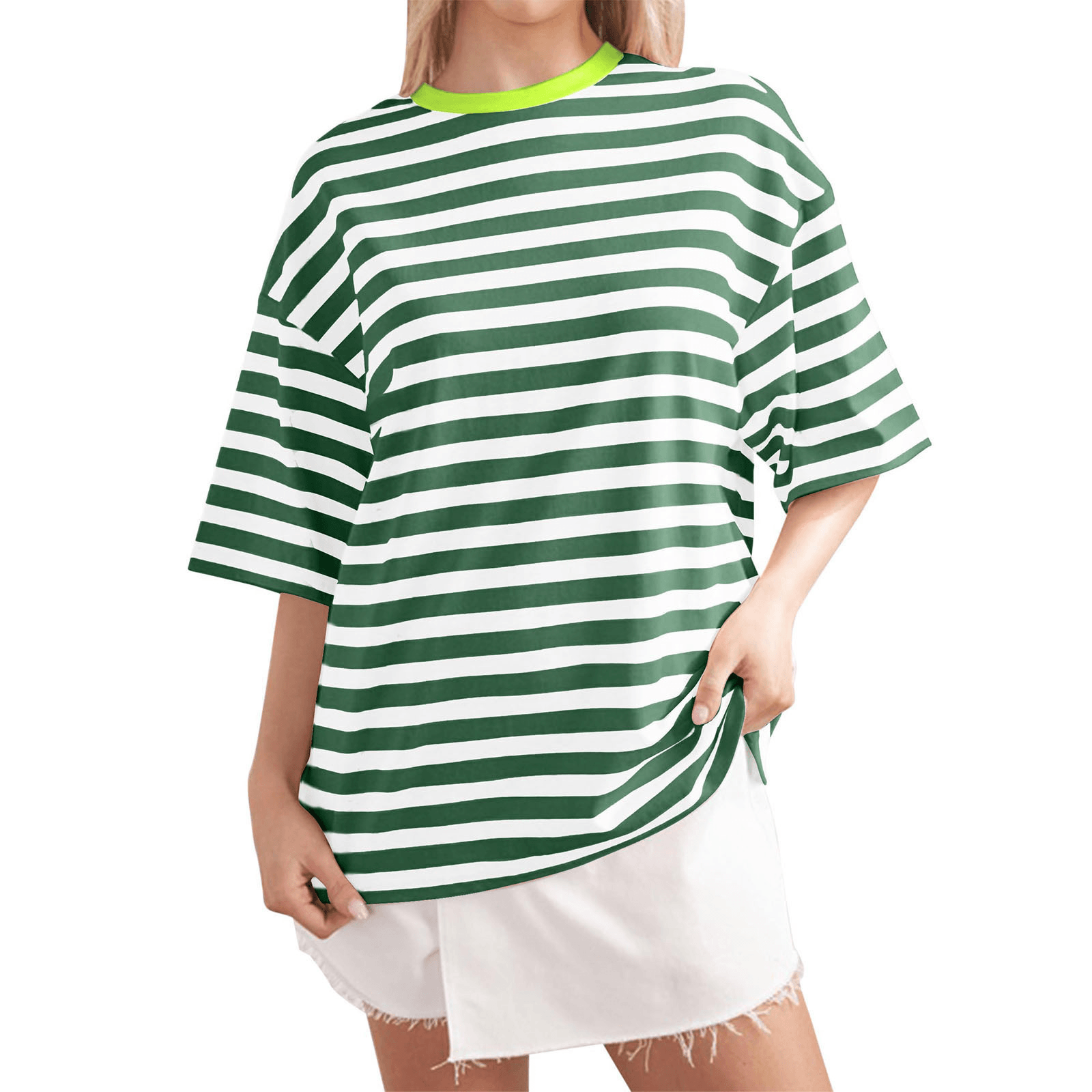 Striped T-Shirt Navy