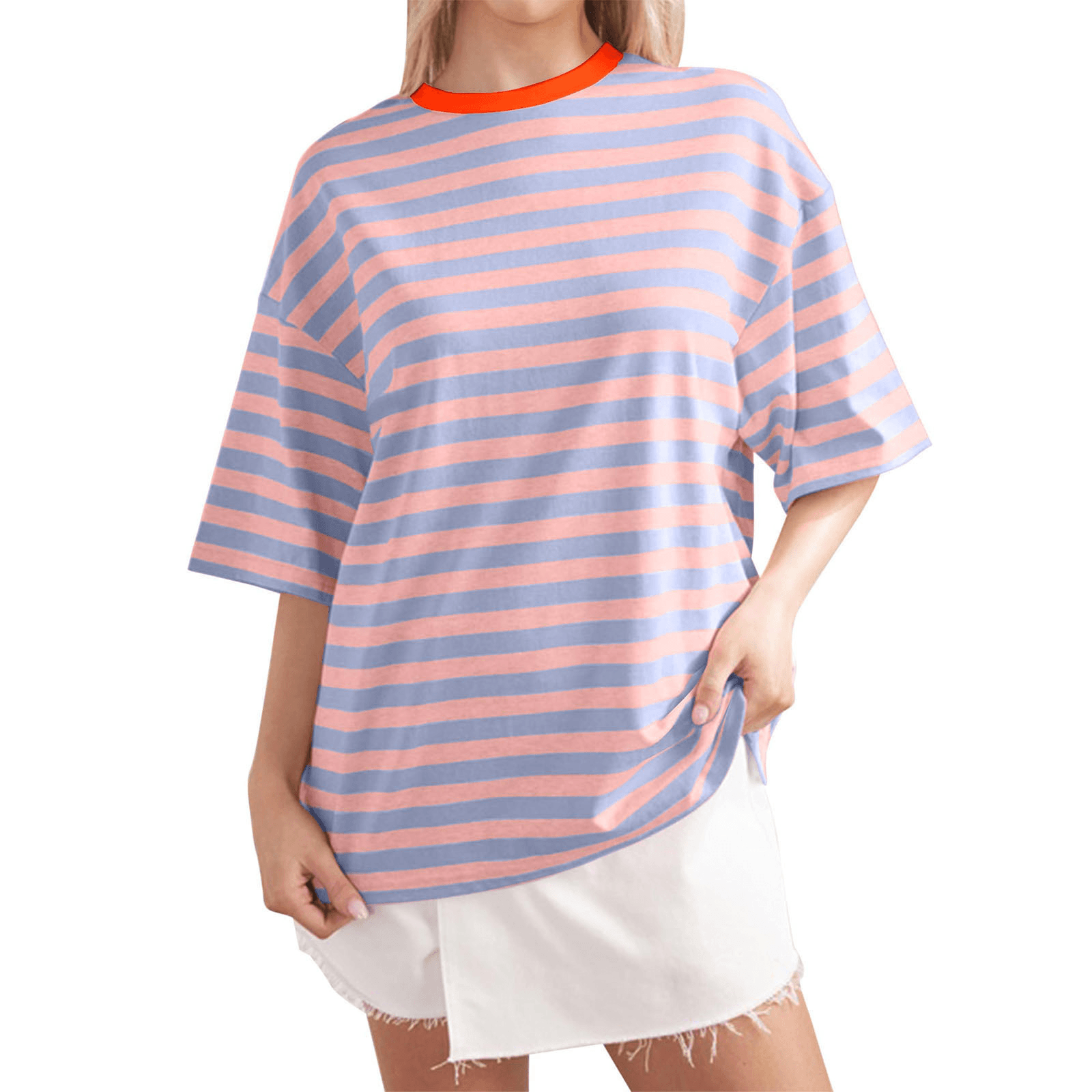 Striped T-Shirt Navy
