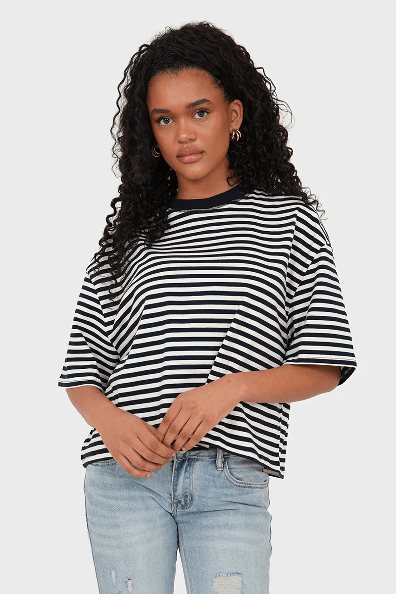 Striped T-Shirt Navy