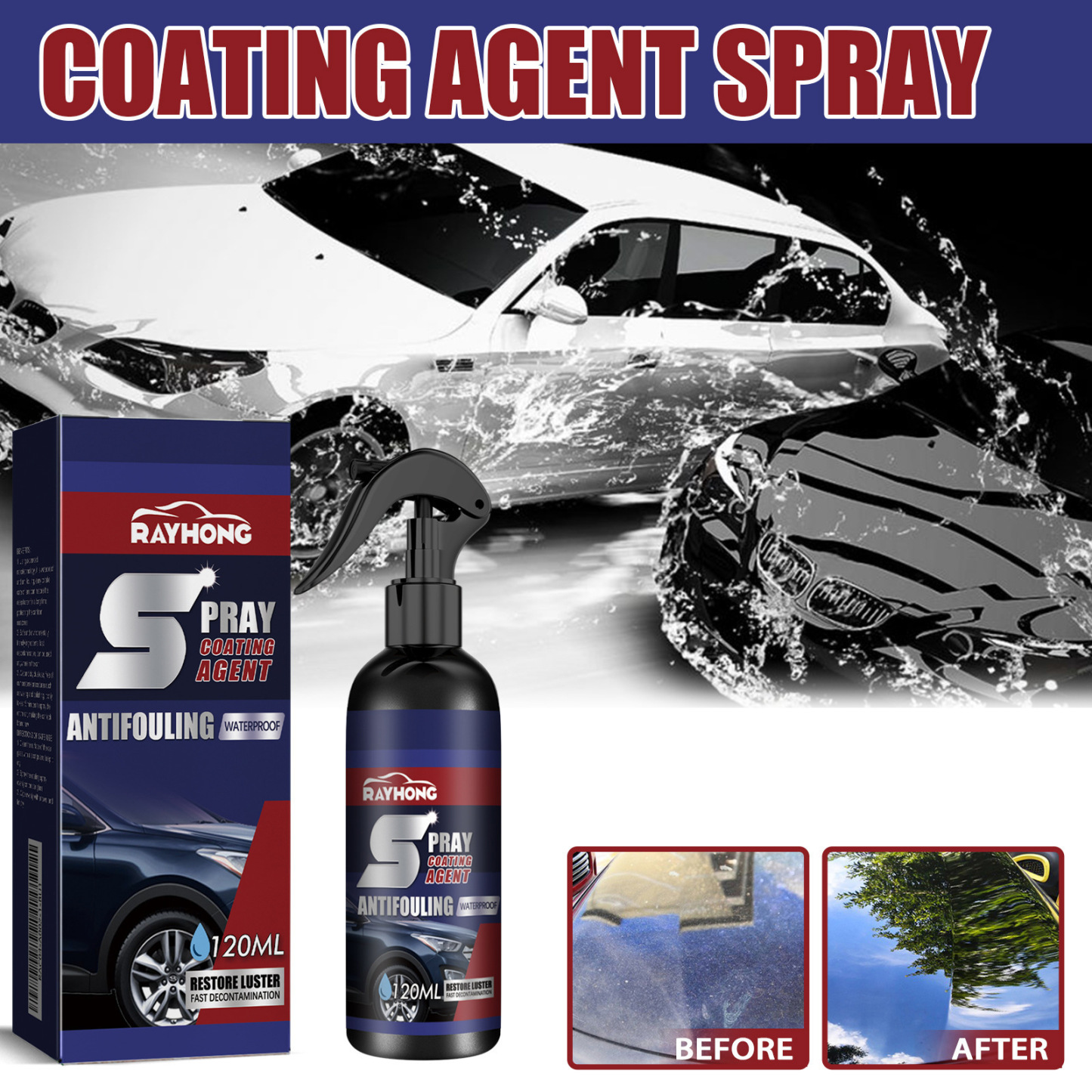 [Copy]Automobile coating nano-film spray（50% off discount）