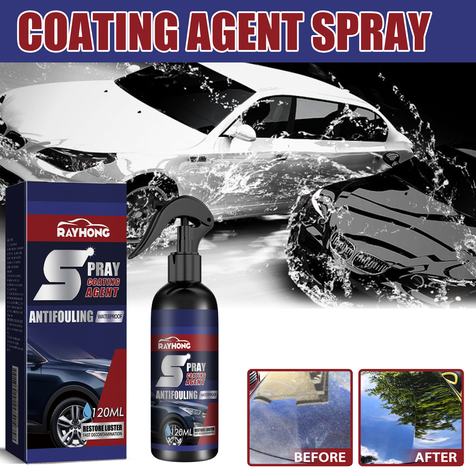 [Copy]Automobile coating nano-film spray（50% off discount）