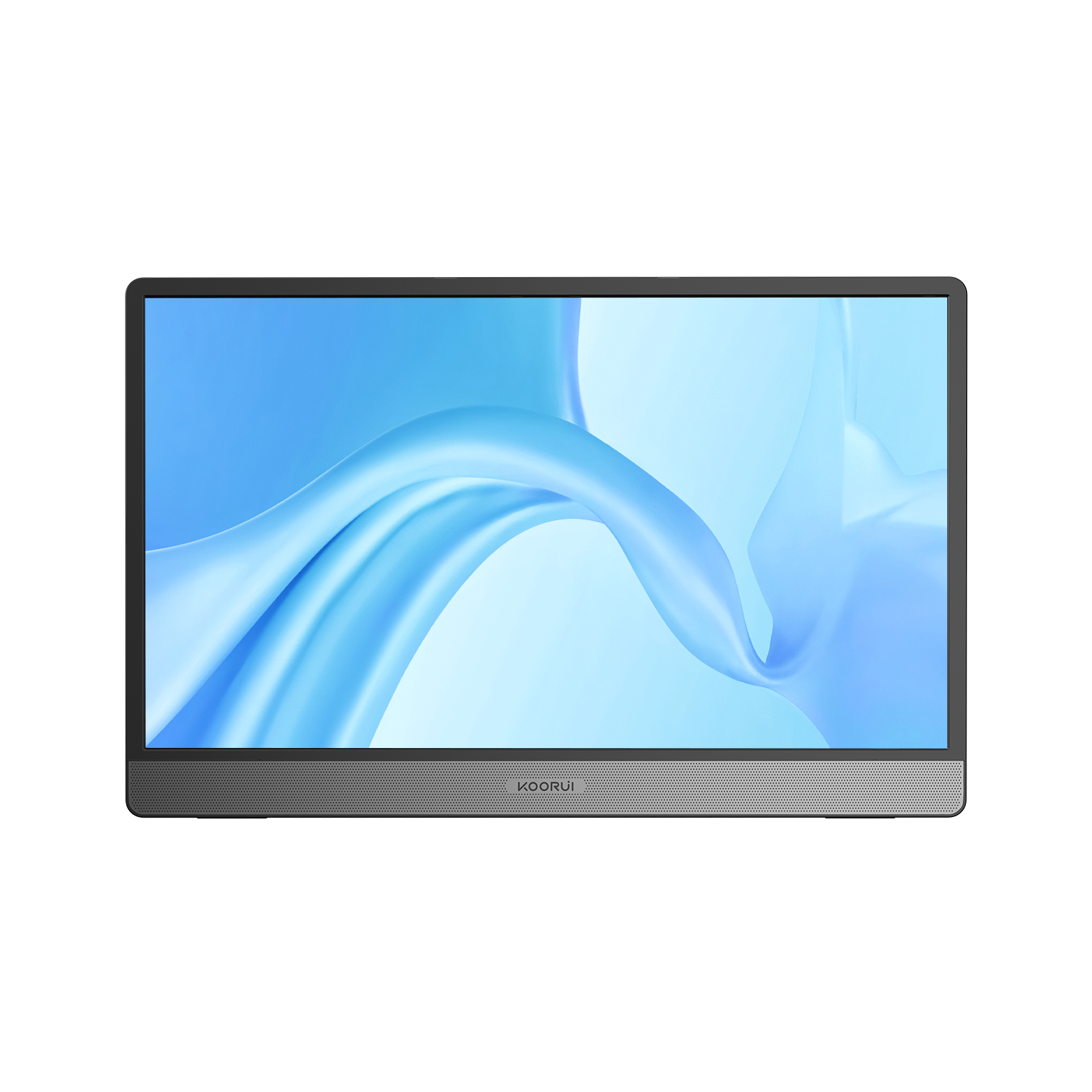 KOORUI 60Hz 6ms Gaming office Portable Monitor,15.6 Inch IPS FHD 1080P Second Screen Laptop Monitor,USB-C HDMI Travel Monitor w/Protective Cover & Dual Speakers, External Monitor for PC Phone Xbox PS4-Koorui