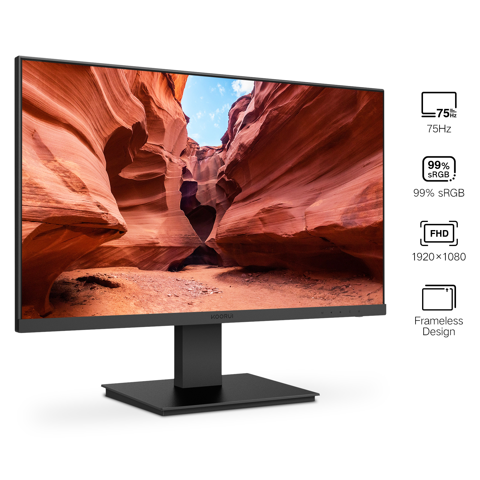 KOORUI 24 inch Business Computer Monitor -Koorui