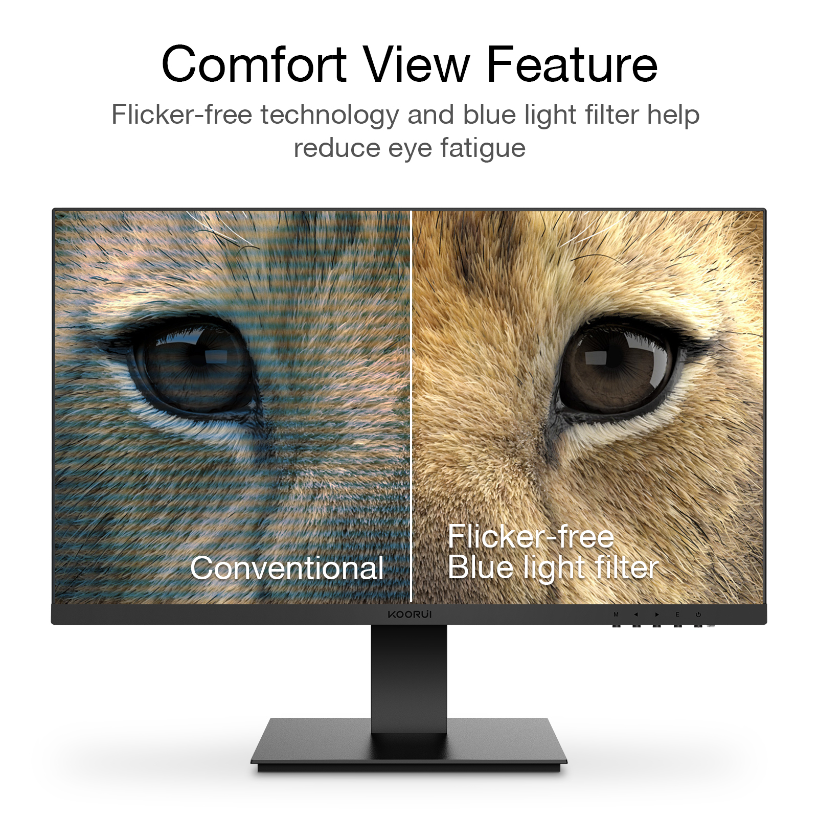 KOORUI 24 inch Business Computer Monitor -Koorui