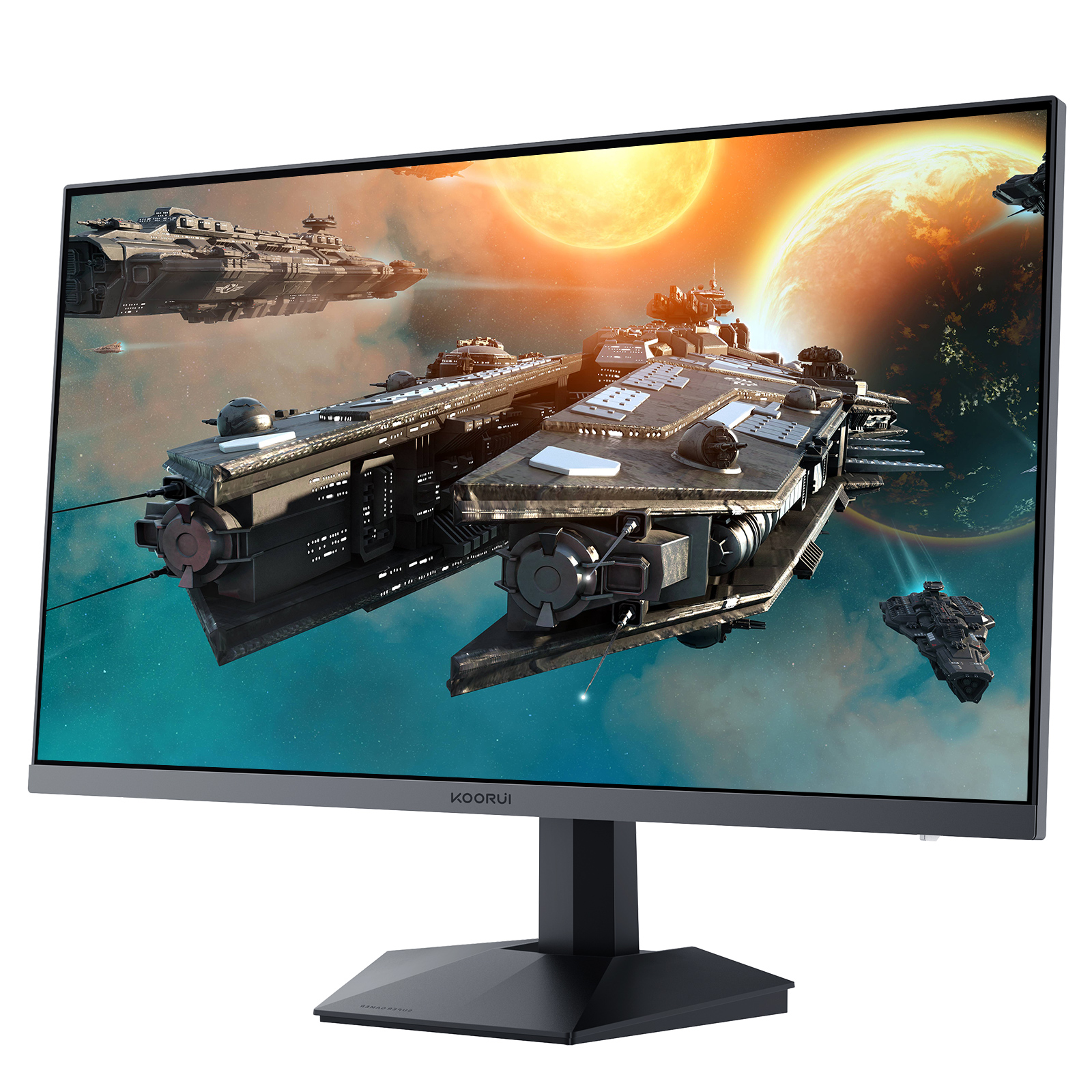KOORUI 27 inch Gaming Monitor, 170Hz 1ms 2K 1440p PC Desktop Computer Monitors for Gaming,90% DCI-P3,Adaptive Sync,DP&HDMI Ports, GN03