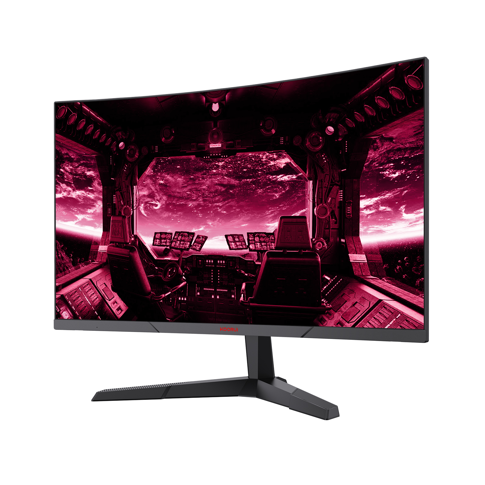 KOORUI 27 inch 144Hz 1ms 2K QHD Curved Gaming Monitor,Freesync(G-sync Compatible),100% sRGB Fast VA Computer Monitor,HDMI/DisplayPort,Vision care,Rocker Button-Koorui