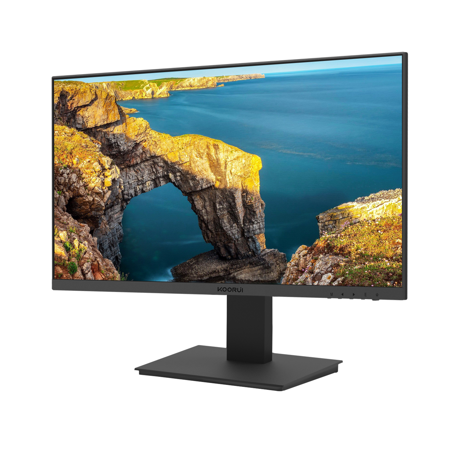KOORUI 22 Inch Computer Monitor, FHD 1080P VA Desktop Display, 75Hz 6ms HDMI VGA Ports-Koorui