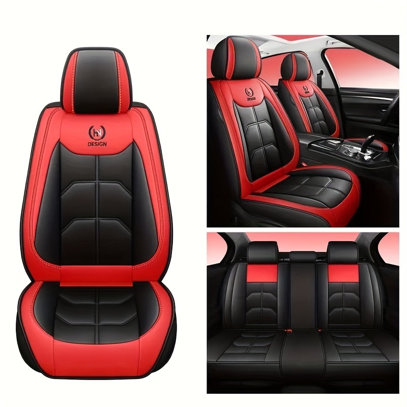 Husa scaun auto cu 5 locuri SUV piele artificiala All-inclusive Four Seasons Husa scaun sedan Perna scaun auto mica de vara