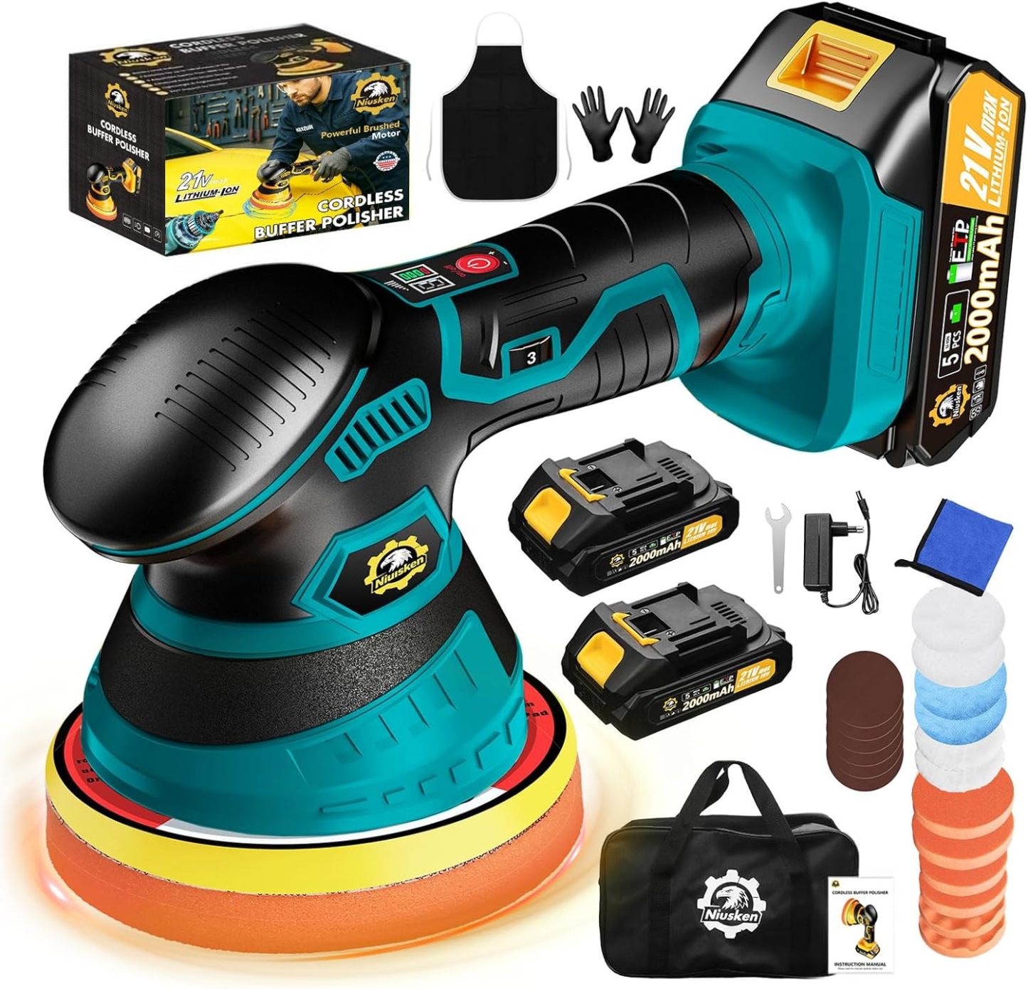 [Copy]AstroAI L7S gumiabroncs-felfújó, hordozható, vezeték nélküli légkompresszor, digitális nyomásmérővel, 150 PSI LED-es kerékpárpumpa gyors felfújással és automatikus kikapcsolással autógumikhoz, motorkerékpárokhoz, kerékpárokhoz, labdákhoz