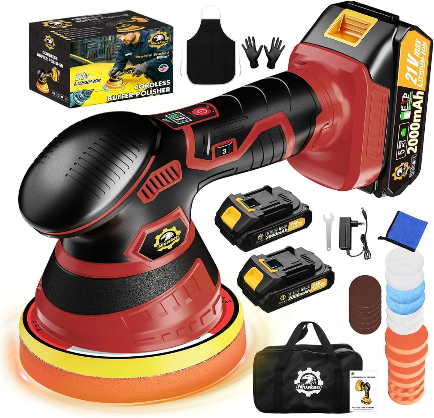 [Copy]AstroAI L7S gumiabroncs-felfújó, hordozható, vezeték nélküli légkompresszor, digitális nyomásmérővel, 150 PSI LED-es kerékpárpumpa gyors felfújással és automatikus kikapcsolással autógumikhoz, motorkerékpárokhoz, kerékpárokhoz, labdákhoz