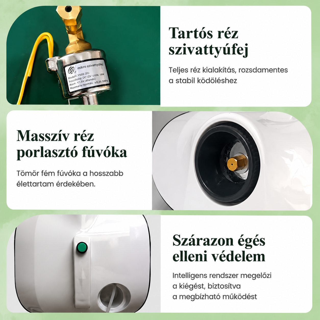 🍃🚗 3 az 1-ben mélyfertőtlenítő inhalátor